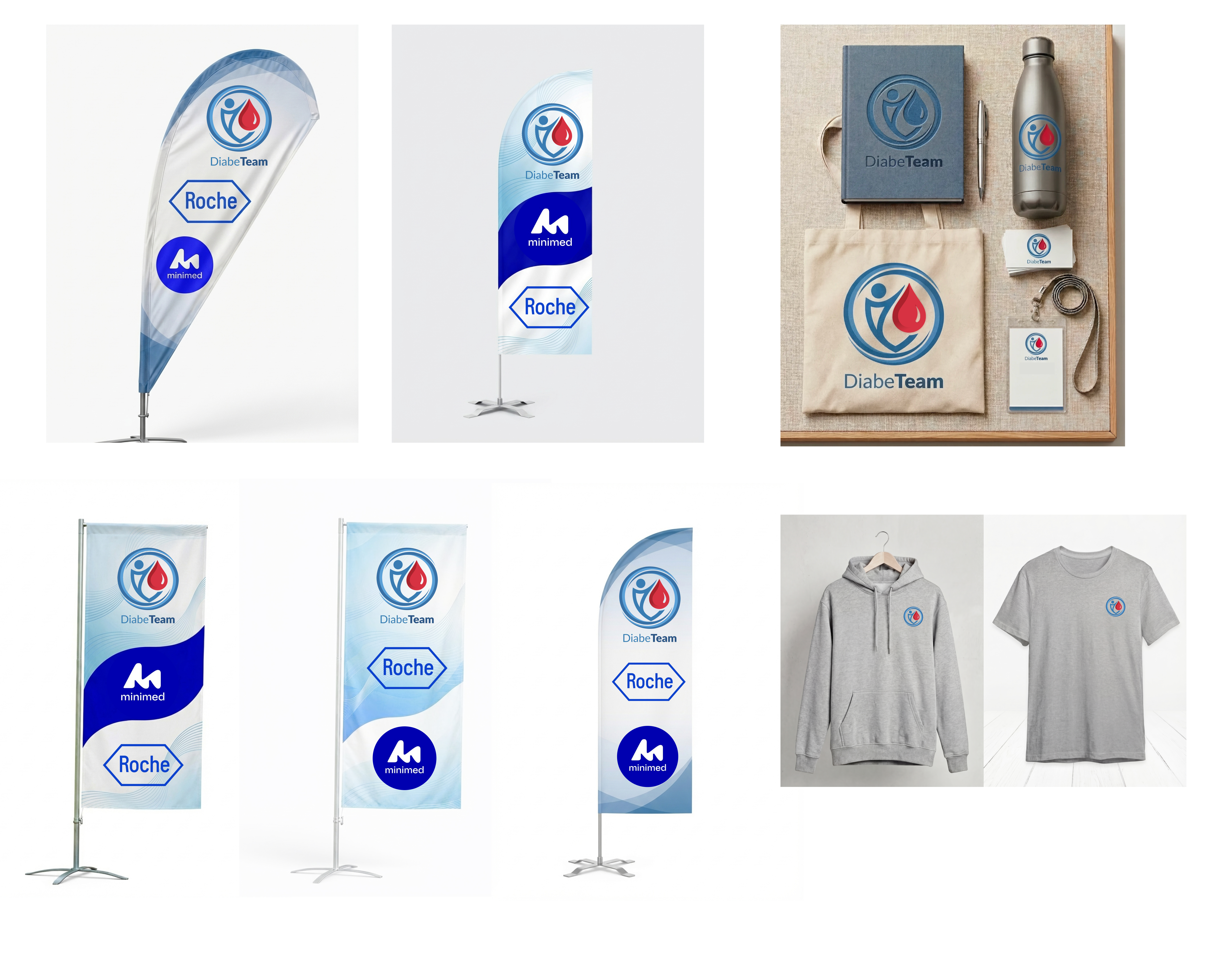 Mockup Multi-inel bicolor